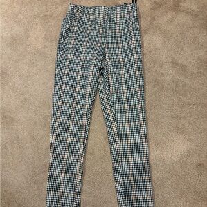 Women’s plaid skinny pants